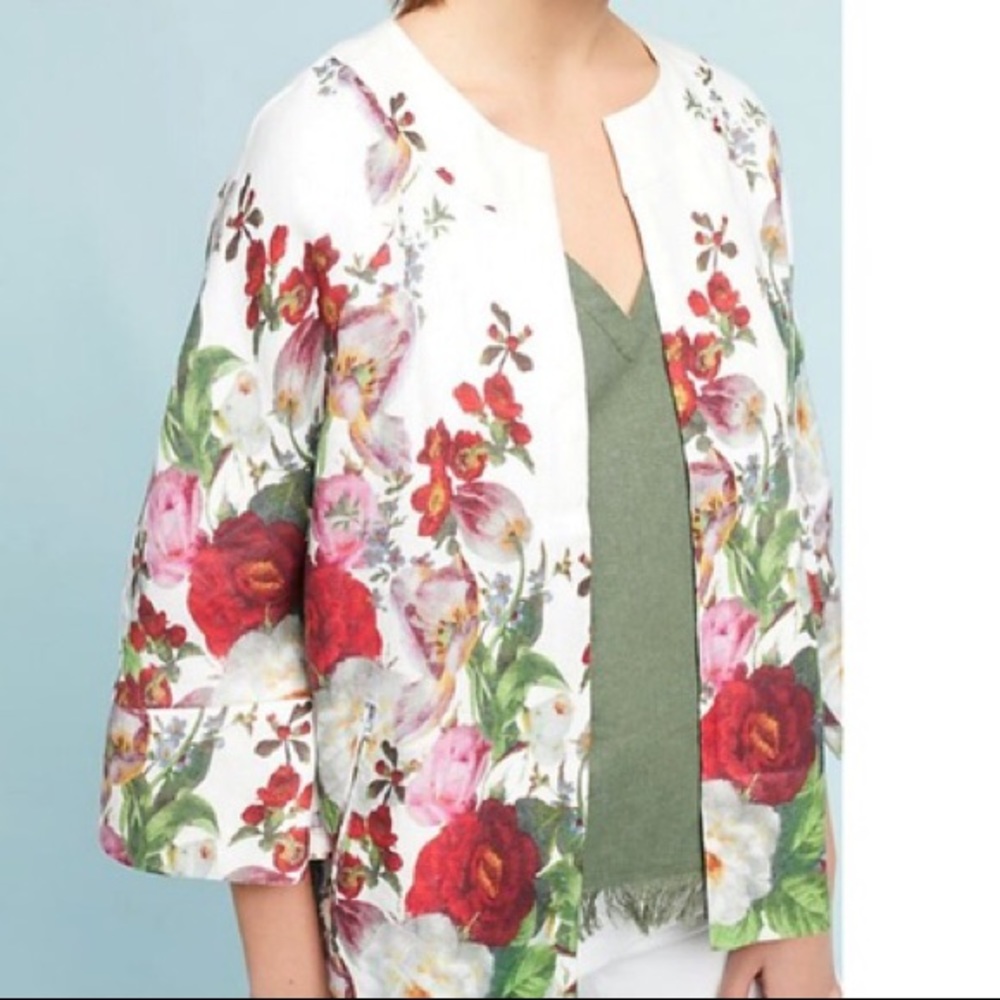Eva Franco - Rose Linen Jacket
